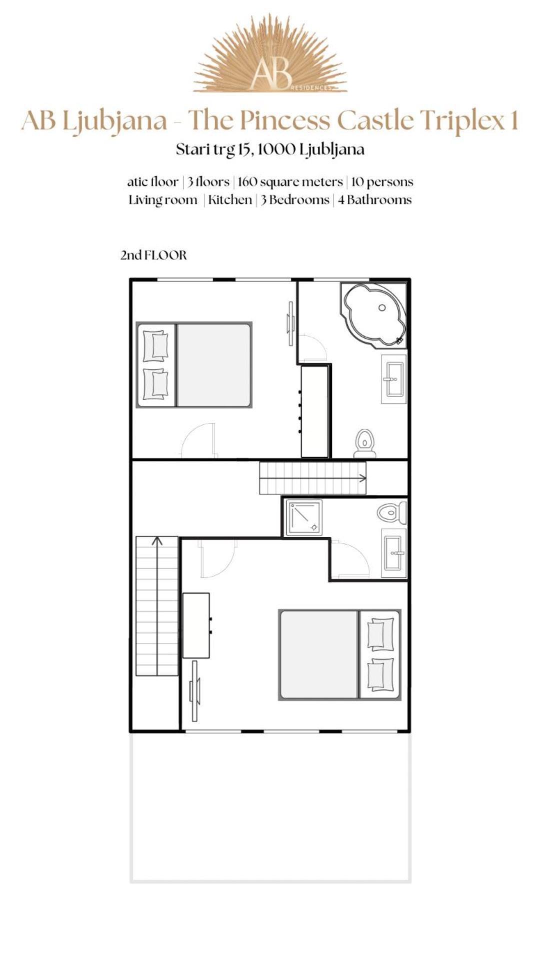 Ab Ljubljana - The Princess Castle Triplex ภายนอก รูปภาพ