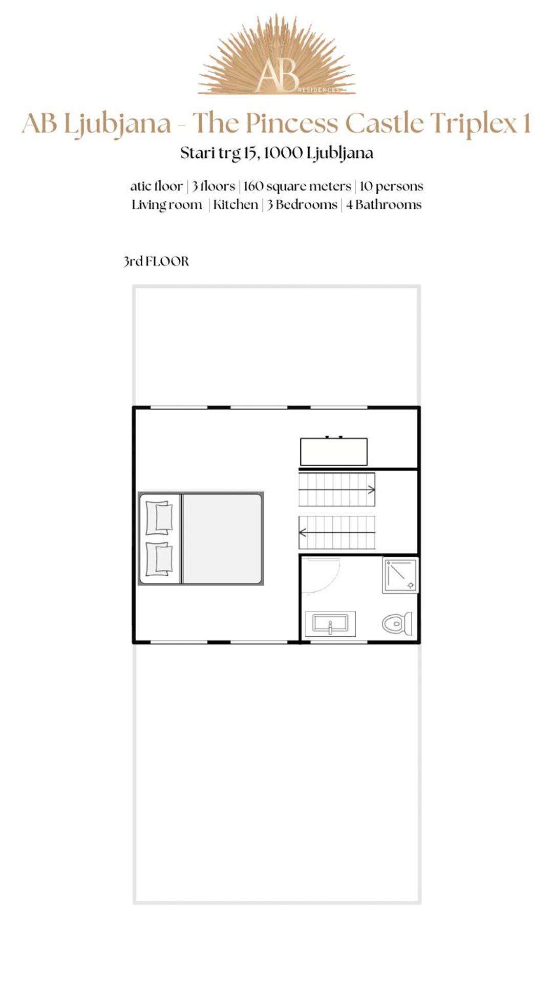 Ab Ljubljana - The Princess Castle Triplex ภายนอก รูปภาพ